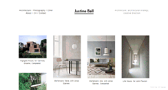 Desktop Screenshot of justinebell.com